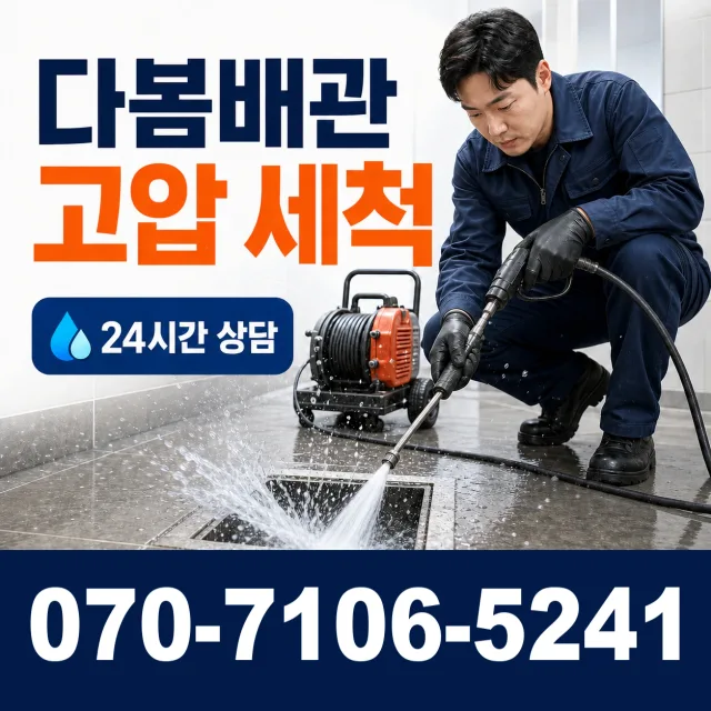 충남 서산시 해미면 오학리 배관청소 상담 이미지 4